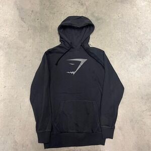 Essential black workout gym‎ gym shark hoodie